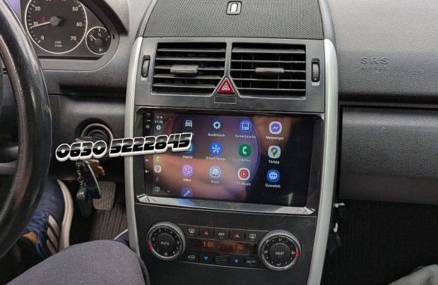 Mercedes A B W245 W169 Android Kijelző Rádió 2Din Multimédia Navigáció