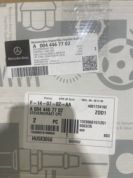 Mercedes Actros CPC elektronika