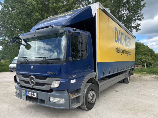 Mercedes Ategó 1222 Rolóponyva Emelőhátfalas!