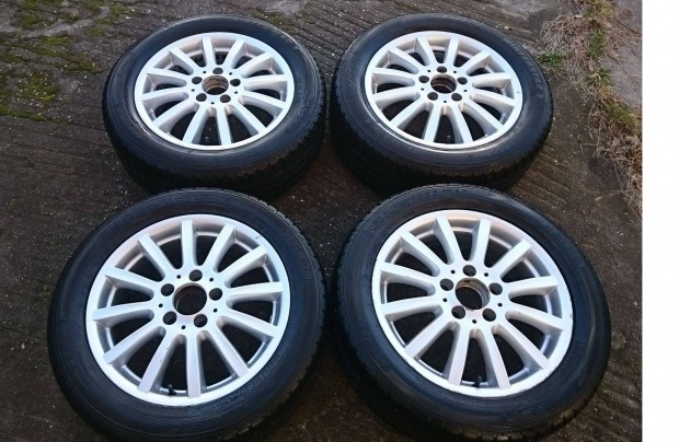Mercedes B A Gyári Alufelni Felni 6 x 16 ET46 R16 205/55 R16 Téli Gumi