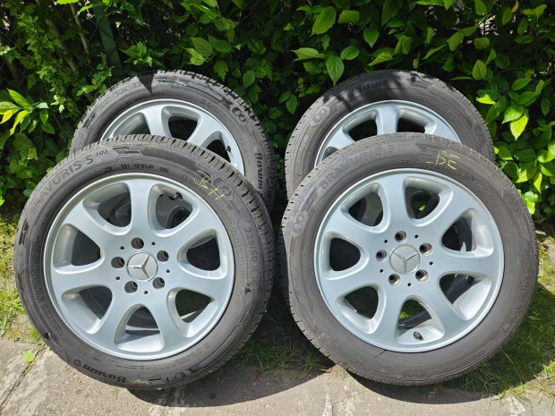 Mercedes Benz 16"-os ktszles alufelni szett Barum Bravuris 5 gumival