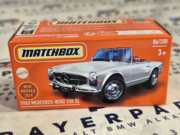 Mercedes-Benz 230 SL (1963) - 2024 86/100 -  Matchbox - 1:64