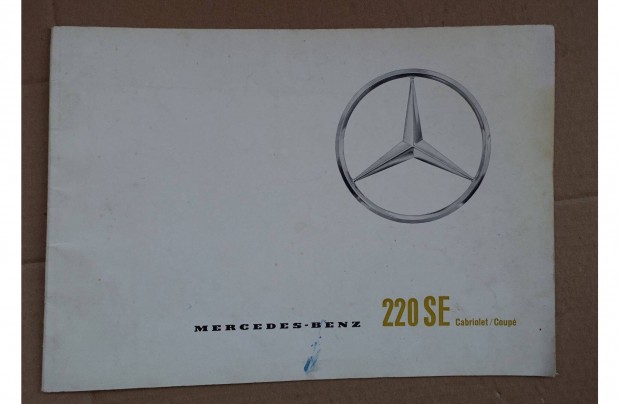 Mercedes Benz 280 SE Coup Cabriolet Prospektus