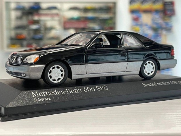 Mercedes-Benz 600 SEC C140 (W140 Coupe) 1992 1:43 Minichamps