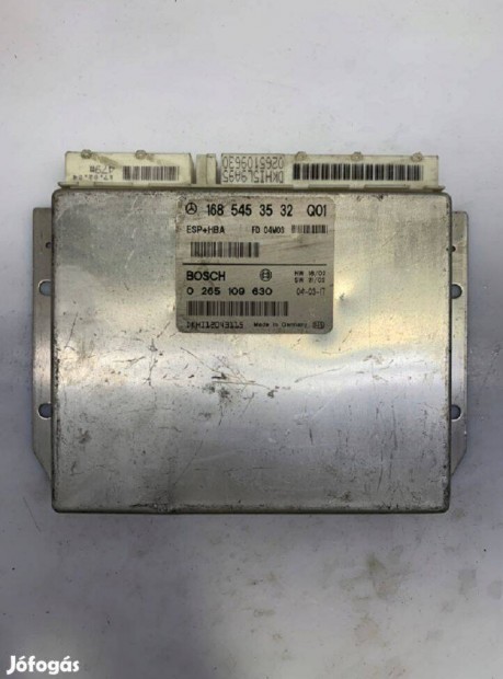 Mercedes-Benz A-osztly W168 ESP modul, 1685453532 0265109630