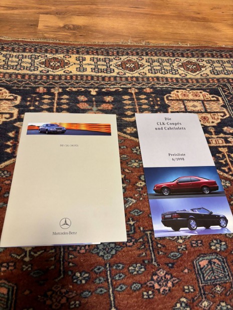 Mercedes Benz CLK C208 katalógus, prospektus, brosúra, hirdetési anyag