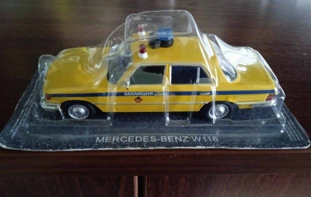 Mercedes-Benz W116 "Milicia" kisauto modell 1/43 Elad