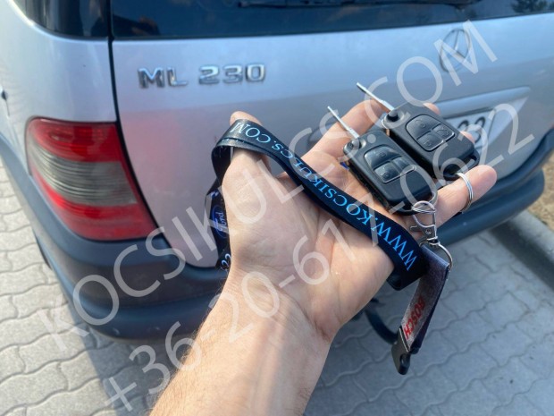 Mercedes-Benz W163 ML autókulcs eladó - új - autóhoz programozva