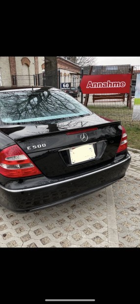 Mercedes Benz W211 E63 AMG hts szrny spoiler gyri