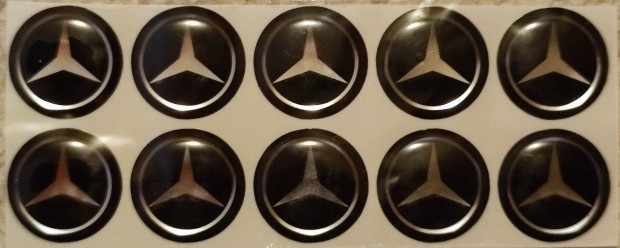 Mercedes-Benz indítókulcs (autó kulcs) embléma 14 mm-es