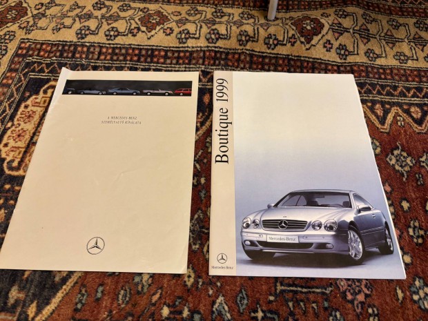 Mercedes Benz személyautó kínálata és boutique katalógus, prospektus