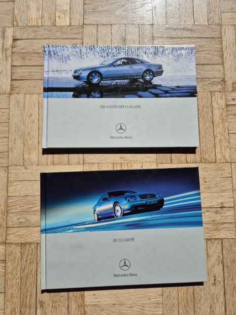 Mercedes CL coupe C215 gyári prospektus könyv leírás cl500 cl600 amg
