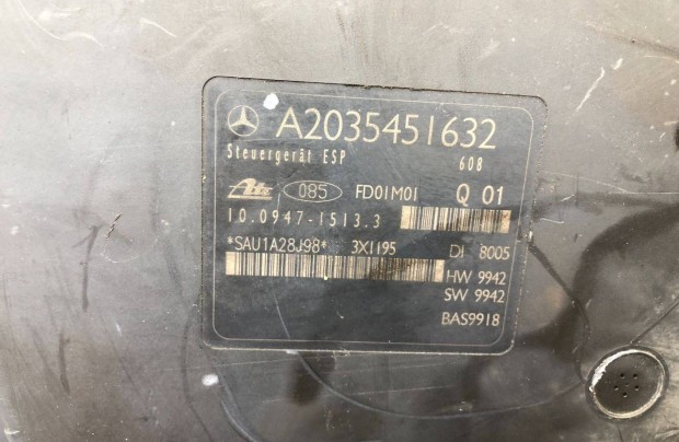 Mercedes C W203 ABS kocka A 203 545 16 32 posta megoldható