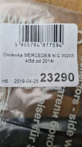 Mercedes C osztly W205 lgterel els ablakra