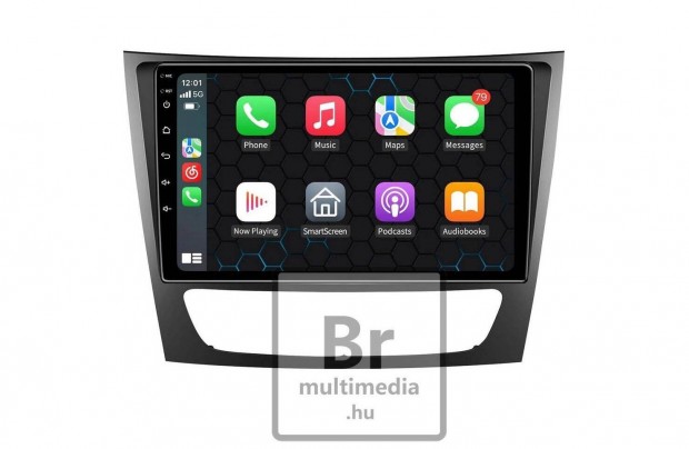 Mercedes E200 E220 W211 Rdi Android Multimdia Navigci 9" Kijelz