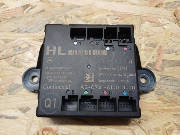 Mercedes E Class W212 (2009-2016) Bal Hts Ajt Vezrl Elektronika