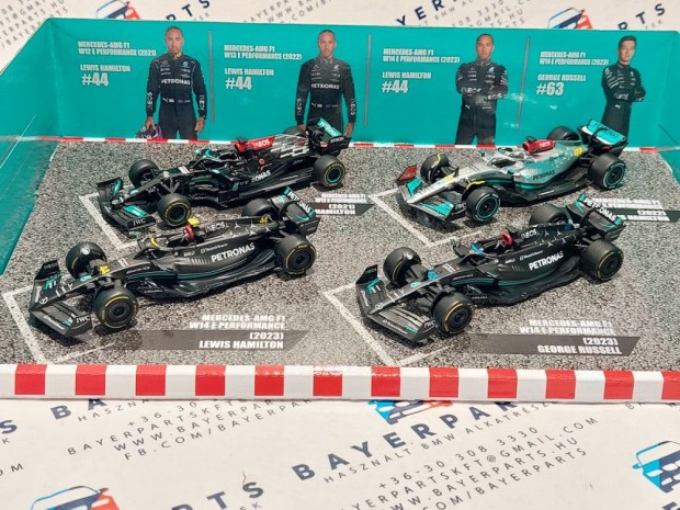 Mercedes GP F1 szett - 2023 W14 Lewis Hamilton - 2023 W14 George Russ