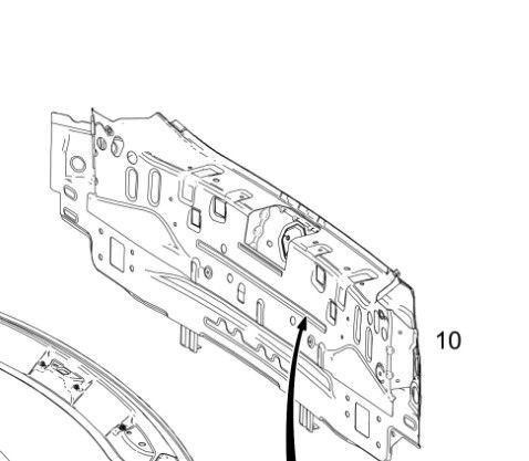 Mercedes H�tfal w257 CLS 2576400500 elad�