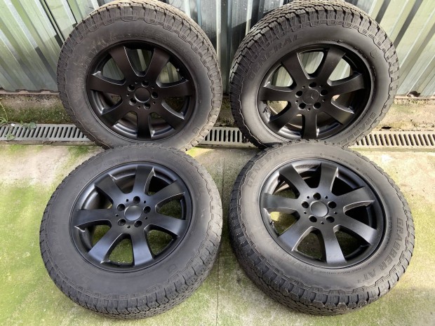 Mercedes ML Ronal 17-es alufelni fekete 5X112 4 vszakos gumival