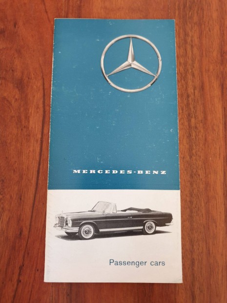 Mercedes Program Prospektus 1961 W112 W110 W111W189 W120190SL 300SL