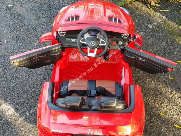 Mercedes SL65 12V piros 1 személyes eredeti elektromos kisautó