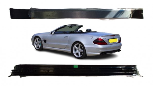 Mercedes SL 55 AMG R230 Gyári jobb inox ajtóküszöb csz A2306802035