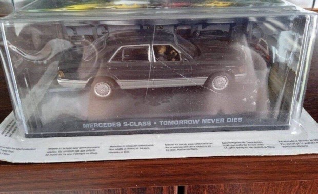 Mercedes S-klasse James Bond 007 kisauto modell 1/43 Elad