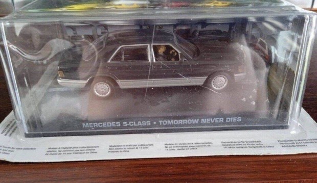 Mercedes S-klasse James Bond 007 kisauto modell 1/43 Elad