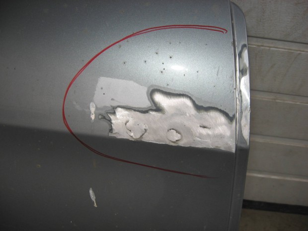Mercedes S osztály W222 jobb hátsó ajtó javított