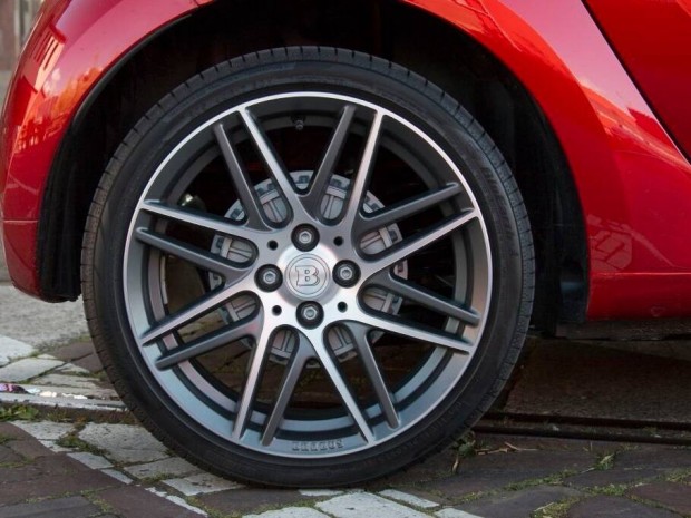Mercedes Smart 17 coll gyári Brabus alufelni 4x100 felni