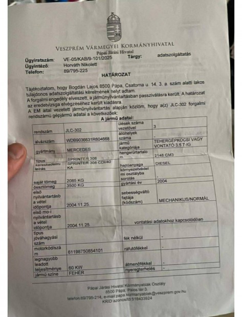 Mercedes Sprinter 308CDI Maxi Long