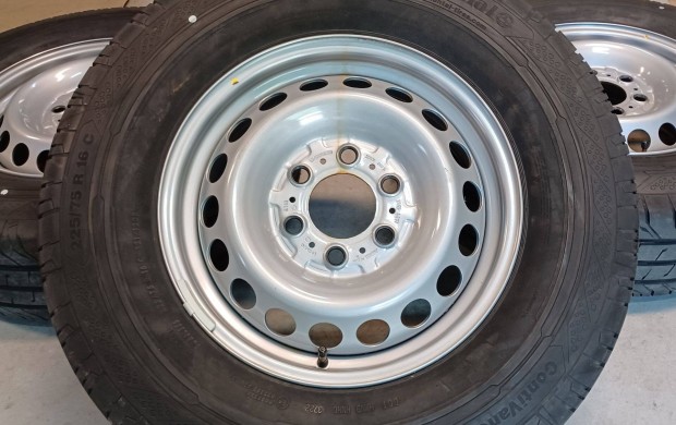Mercedes Sprinter 6x130 6,5x16 225/75 R16 C nyári gumikkal 4db.9mm