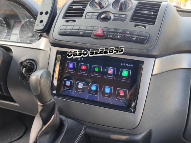 Mercedes Sprinter Vito Viano Android 2Din Rádió Navigáció Multimédia