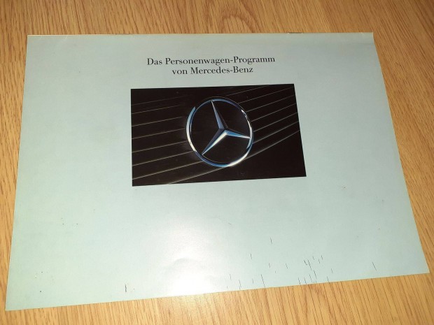 Mercedes Szemlyautk prospektus - 1990, nmet nyelv