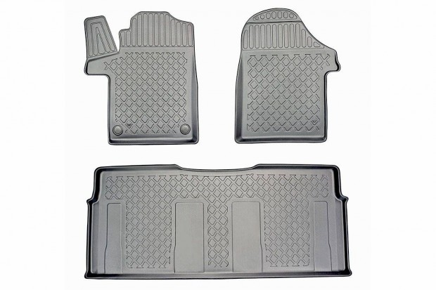 Mercedes V 2014- 2 sorhoz Guardliner Patentos Gumiszőnyeg Lábtálca