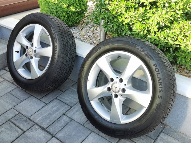 Mercedes V osztály gyári alufelni garnitúra téli gumival 225/55R17