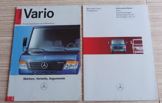 Mercedes Vario (1996) prospektus, katalgus.