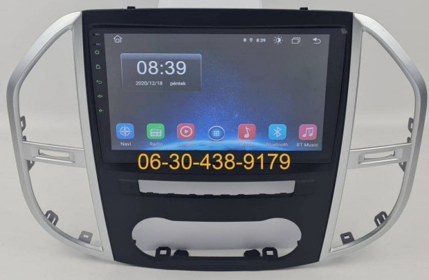 Mercedes Vito W447 2014-2021 Android autórádió fejegység gyári helyre