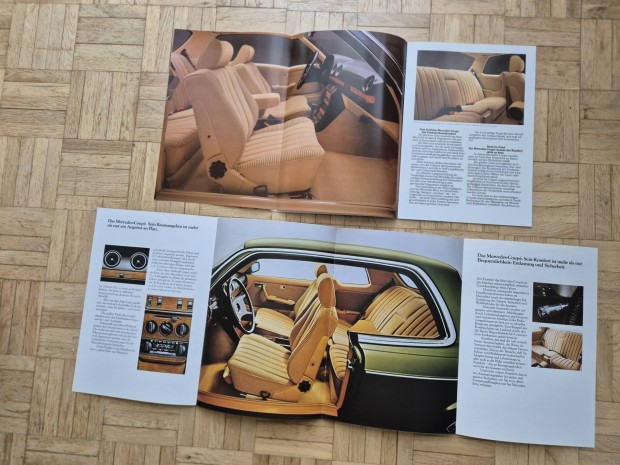 Mercedes W123 Coupe eredeti prospektus katalógus OT