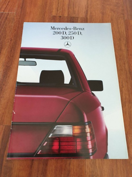 Mercedes W124 200 D 250 D 300 D Prospektus 1984