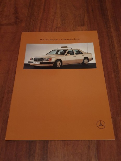 Mercedes W124 W201 Taxi Prospektus 1989