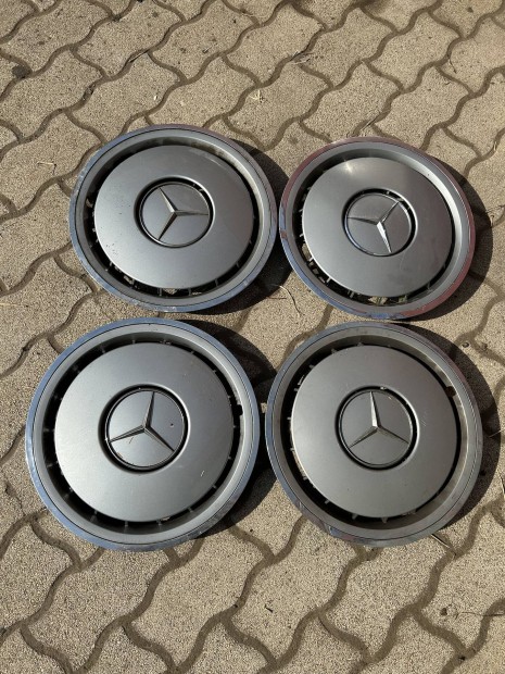 Mercedes W124 W201 W202 W210 R15 gyári dísztárcsa krómkeretes