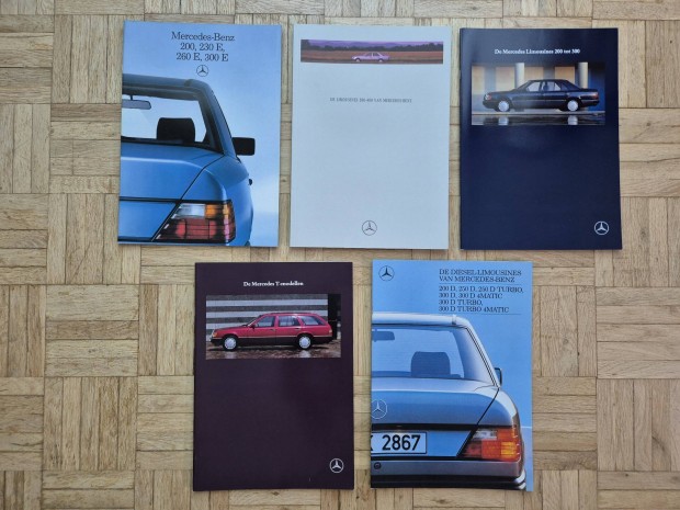 Mercedes W124 gyári prospektus eredeti katalógus OT