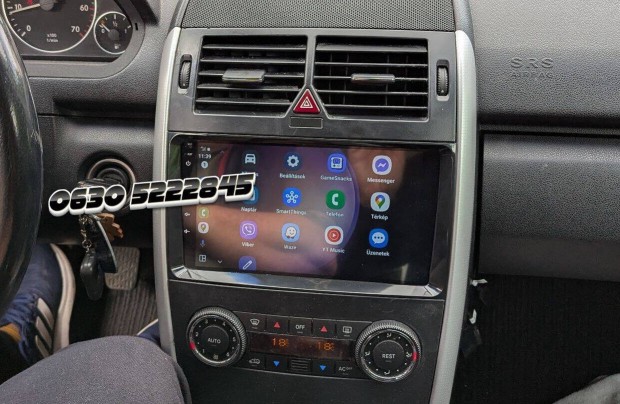 Mercedes W169 W245 A180 B200 B180 Android Multimédia Rádió 9" Kijelző