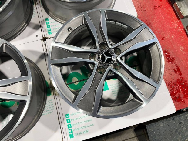 Mercedes W205 17" 5x112 bicolor alufelni eladó 17 coll A B CLA C