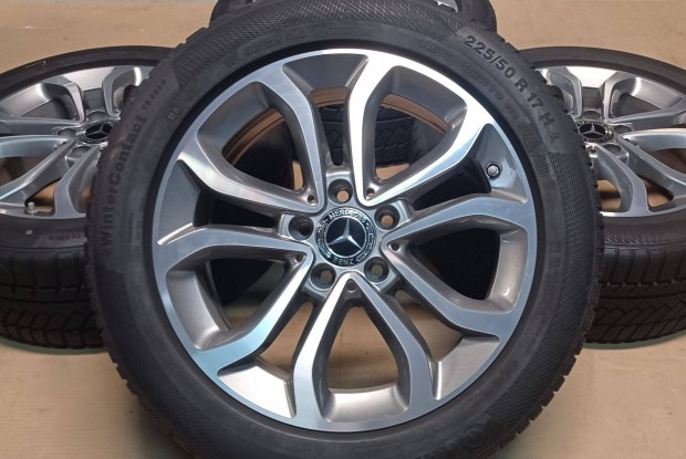 Mercedes W205 C klasse 5x112 7x17 ET48,5 225/50 R17 tli gumikkal 4db