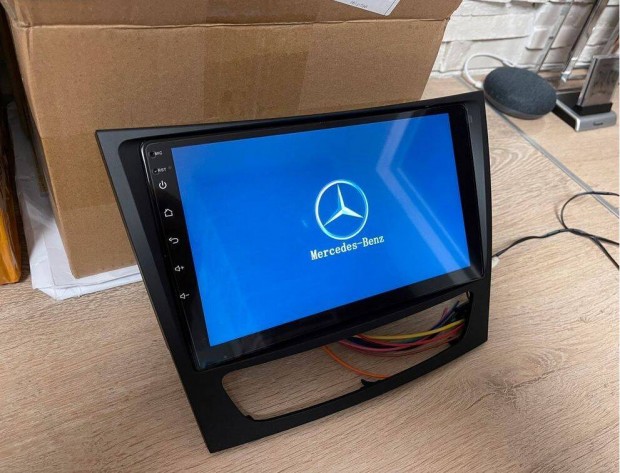 Mercedes W211 W209 Android Multimdia 9" Kijelz Carpla Navigci Navi