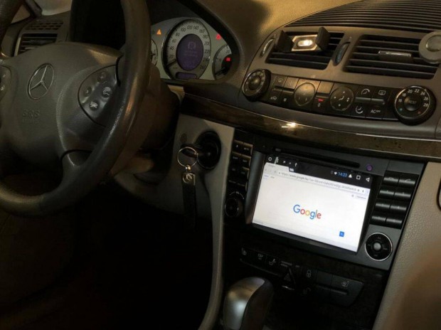 Mercedes W211, W219, Carplay Multimdia Android GPS Rdi Kamerval!