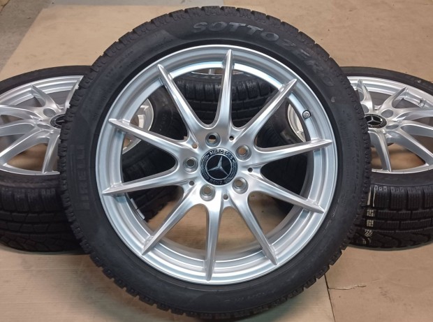 Mercedes W246 A B CLA 5x112 6,5x17 205/50 R17 téli gumikkal 4db.8mm