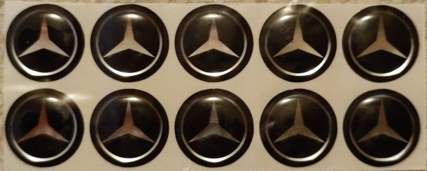 Mercedes - Benz indtkulcs (aut kulcs) emblma 14 mm-es